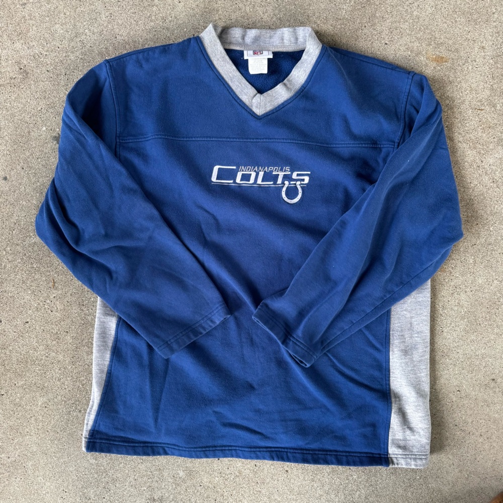 Blue and Gray Colts Sweatshirt